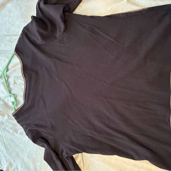 Black Graphic Print Women's Top - Picture 3 of 3